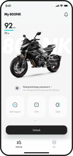 CFMOTO Bosna aplikacija digitalni kljuc