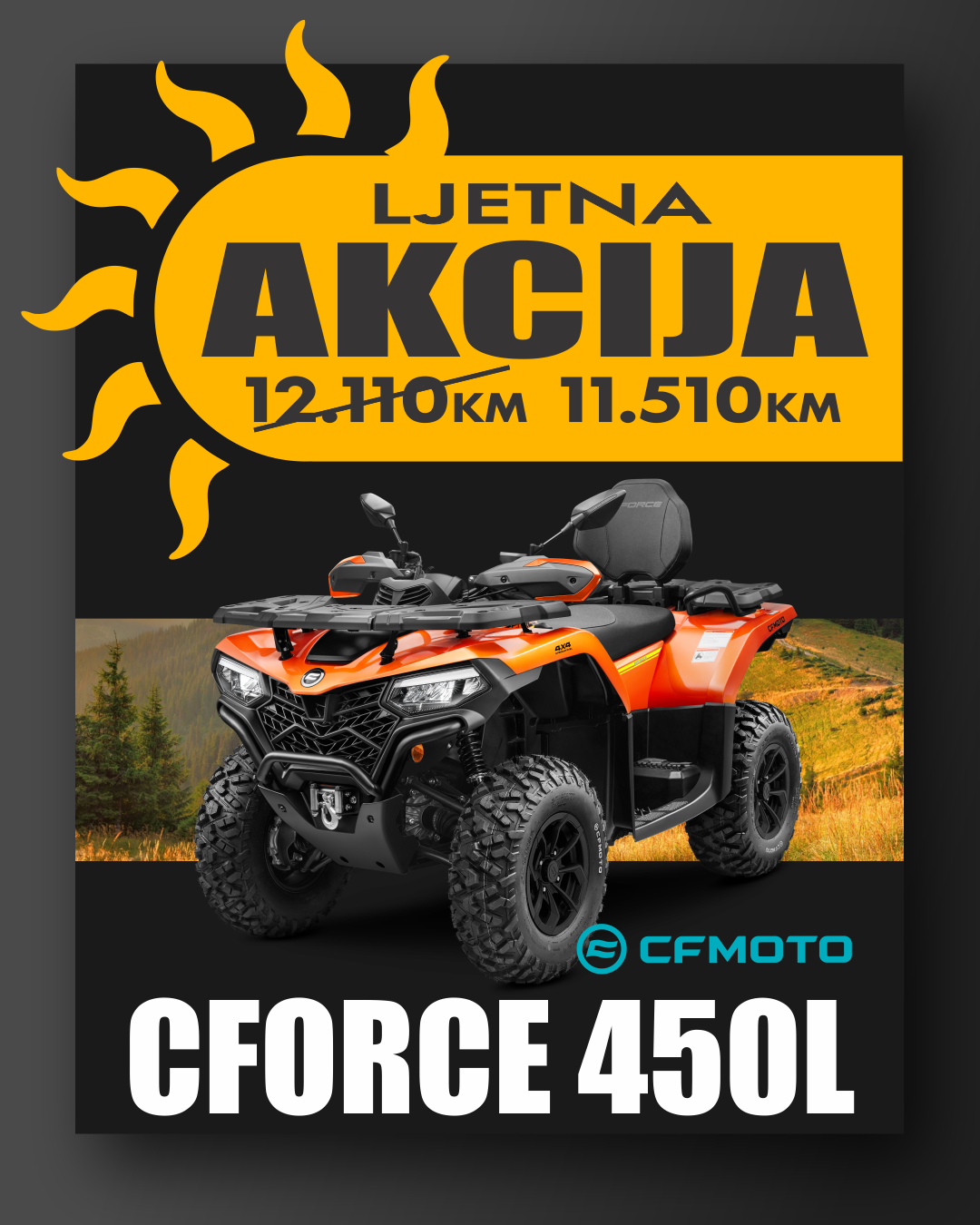 CF450L CFORCE X4