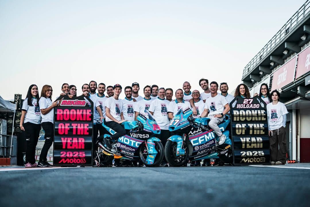 For The First Time In Our History Both Moto3 And Moto2 Rookies Of The Year Are Asparteam Rid 1
